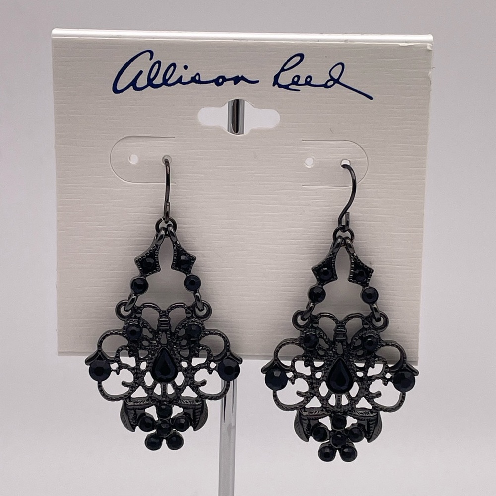 Allison Reed Gun Metal Earrings
